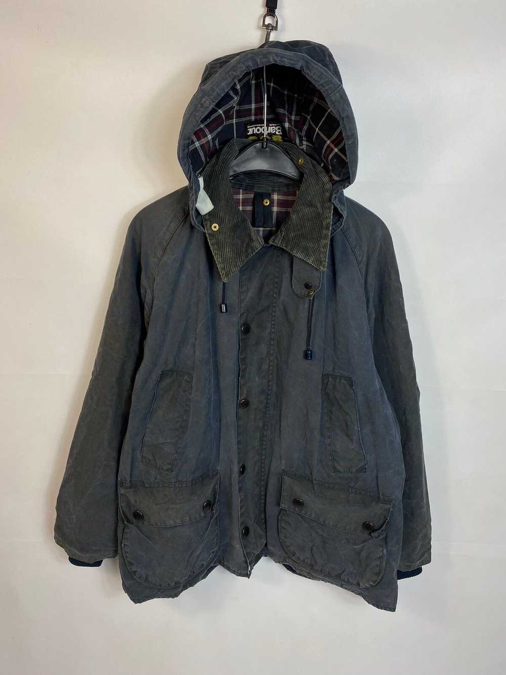 Barbour × Japanese Brand × Waxed Barbour bedale w… - image 2