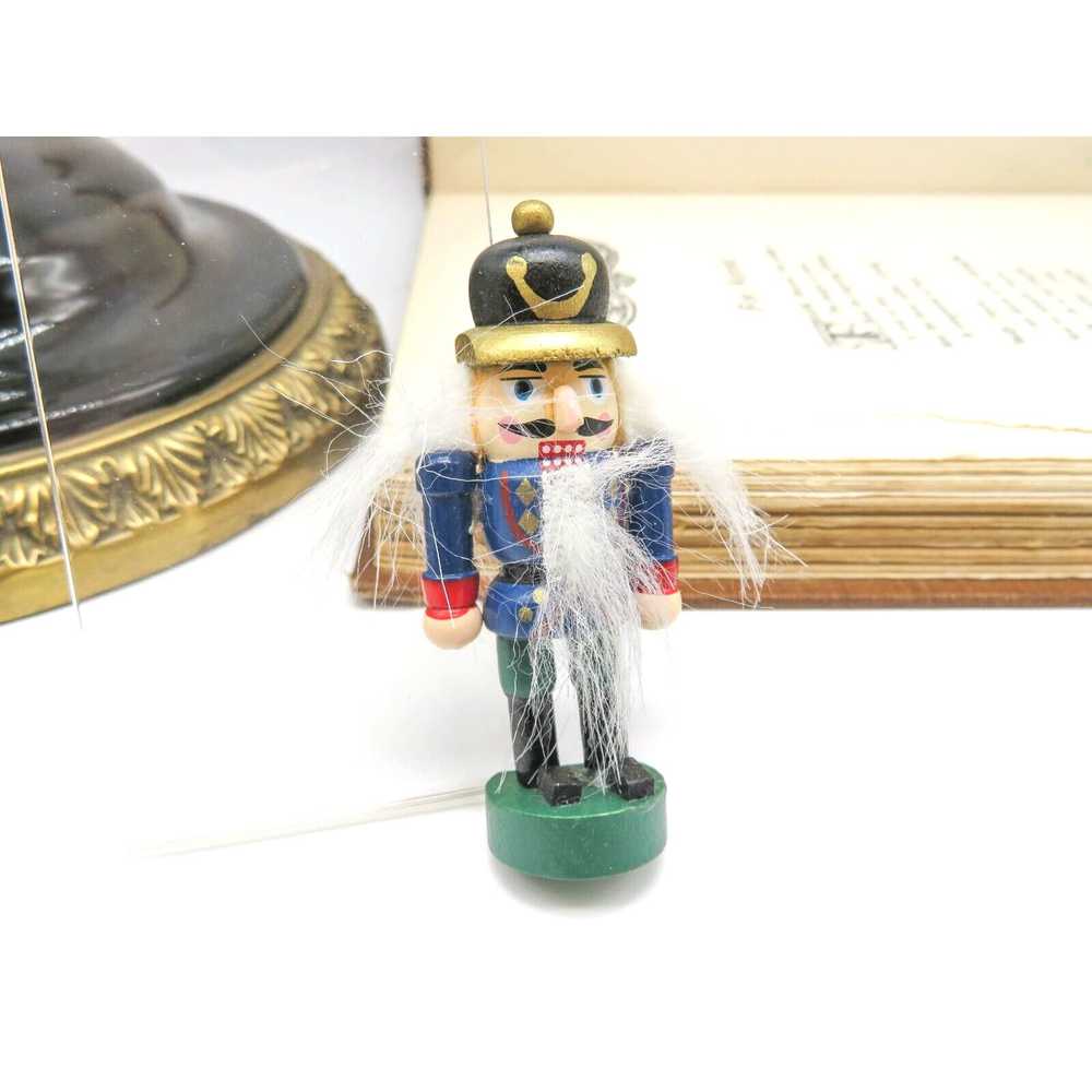 Vintage Vintage Painted Wood Nutcracker Christmas… - image 1