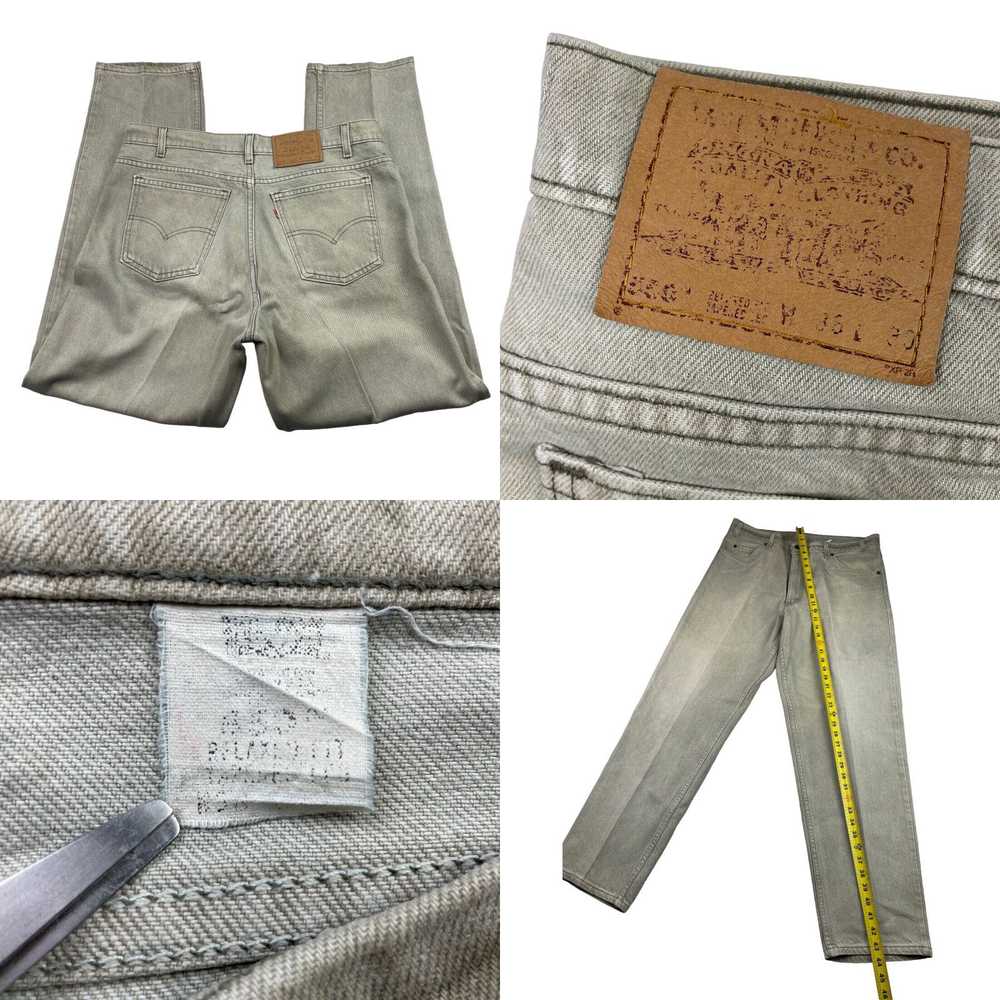 Levi's VTG Levis Men’s 550 Orange Tab Big E Jeans… - image 4