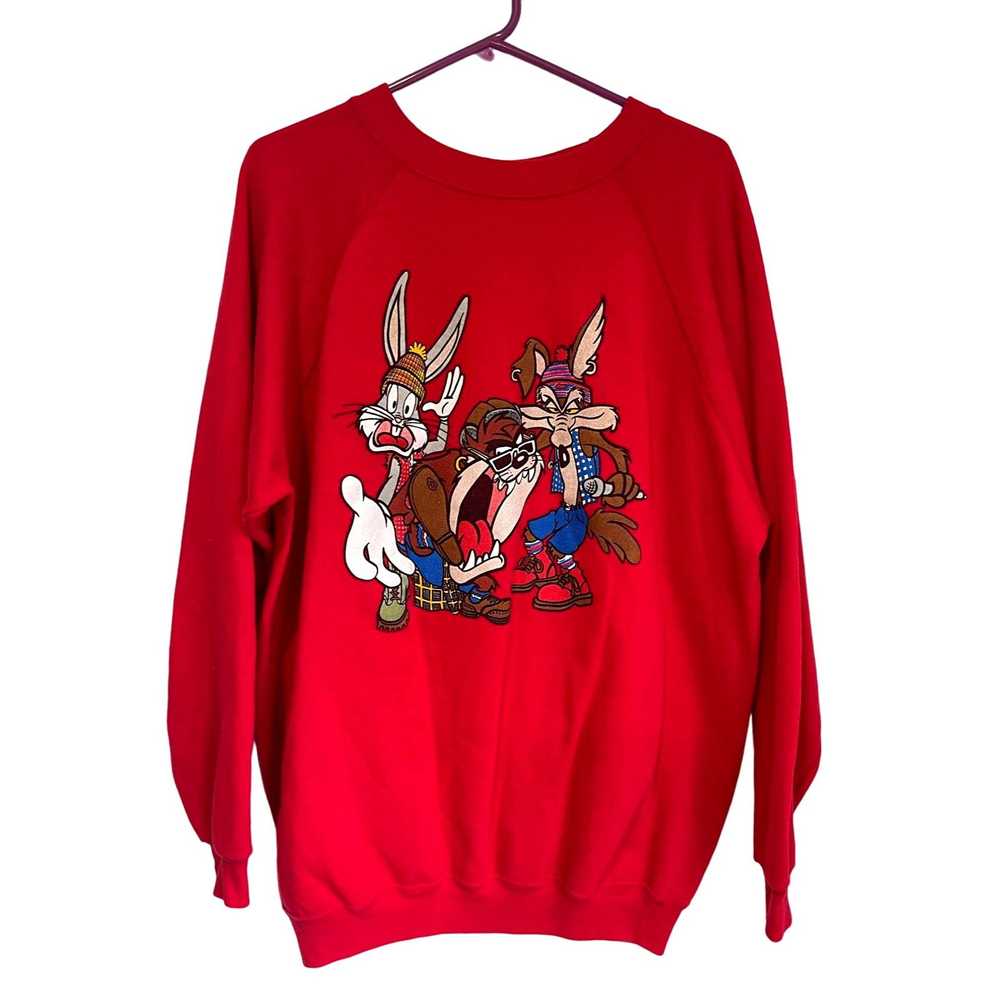 Vintage Vintage Looney Tunes Hip Hop Sweatshirt M… - image 2