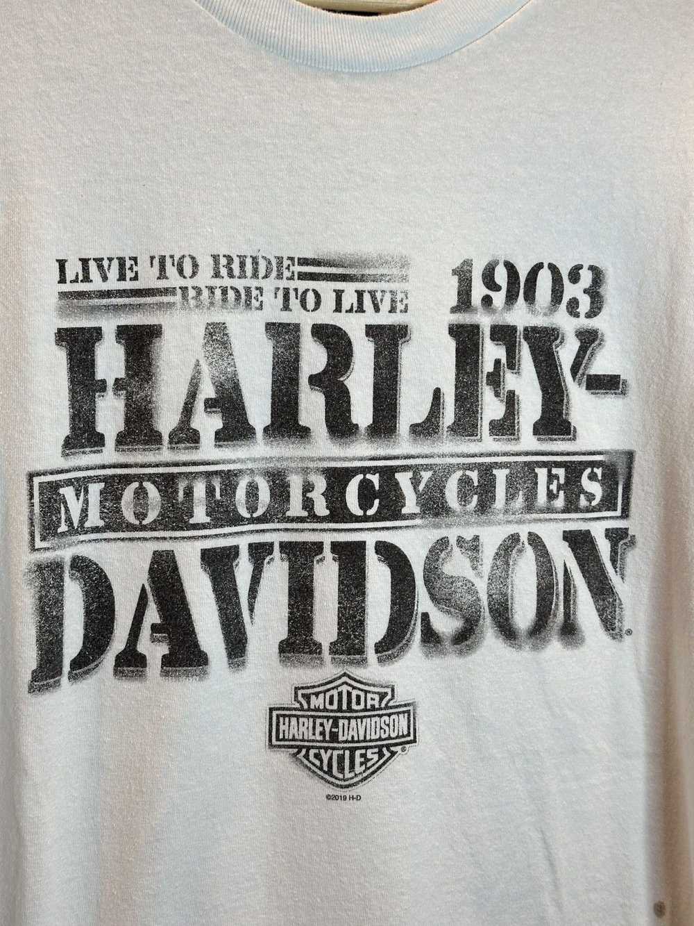 Art × Harley Davidson × Vintage *RARE* Vintage Ha… - image 4