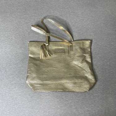 Michael Kors Gold Shimmer Tote Shopper Bag - image 1