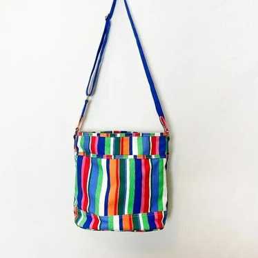 Vintage 90s Liz Claiborne Purse Bucket Bag Colorf… - image 1