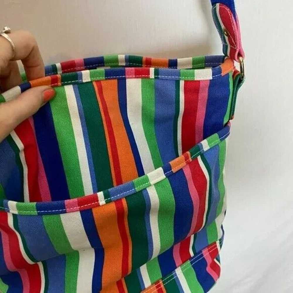 Vintage 90s Liz Claiborne Purse Bucket Bag Colorf… - image 5