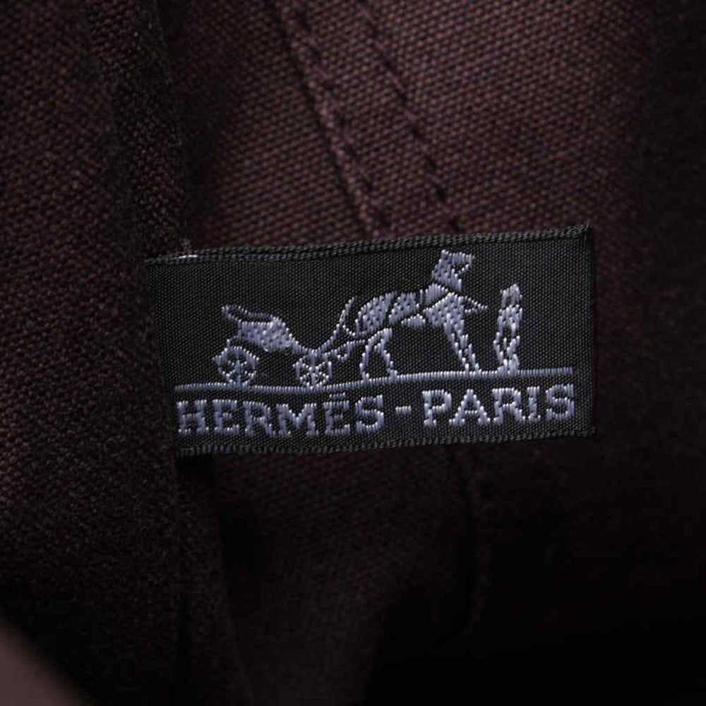 Hermes Hermes Foul Tote MM Handbag Bag Red Canvas… - image 7