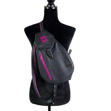 1997 Spice Girls Girl Power! Black with Pink Trim… - image 1