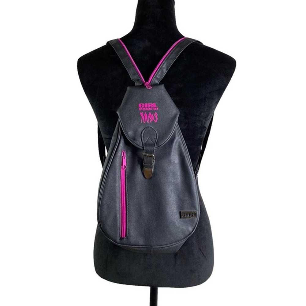 1997 Spice Girls Girl Power! Black with Pink Trim… - image 2