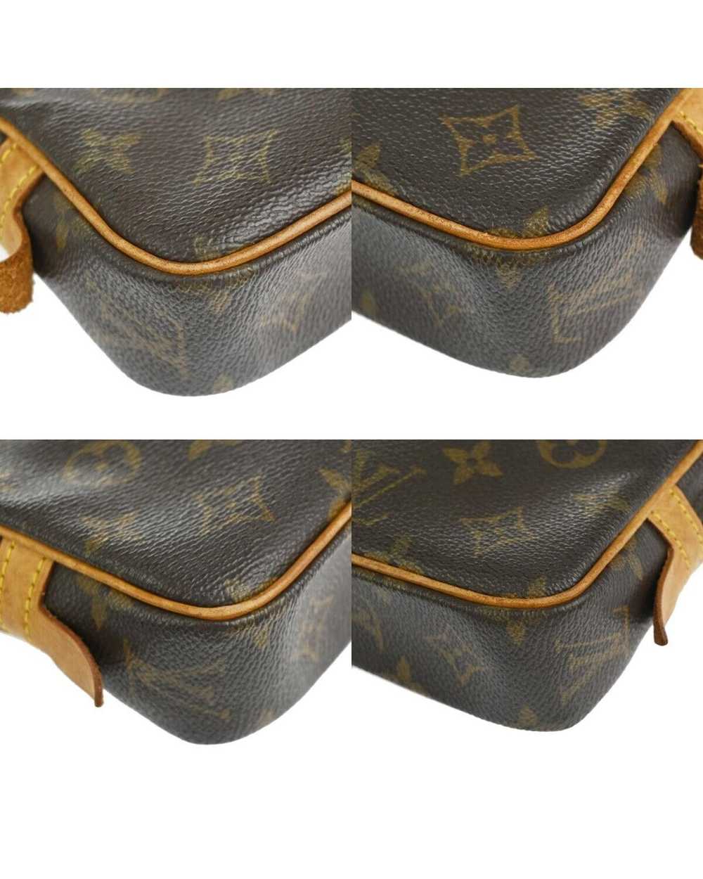 Louis Vuitton Brown Monogrammed Leather Shoulder … - image 7
