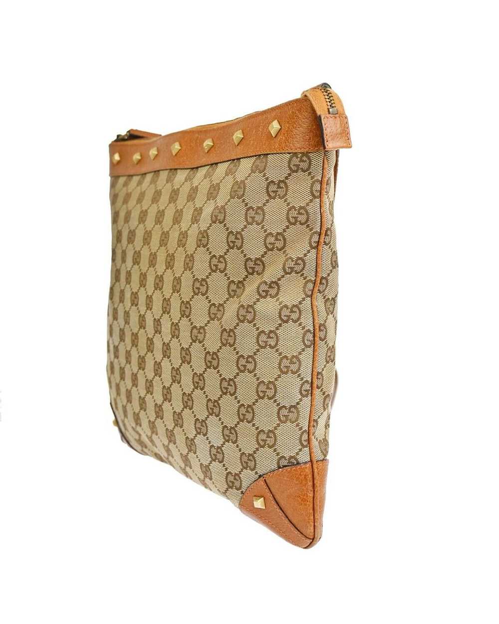 Gucci Canvas Shoulder Bag by Luxury Designer - image 2