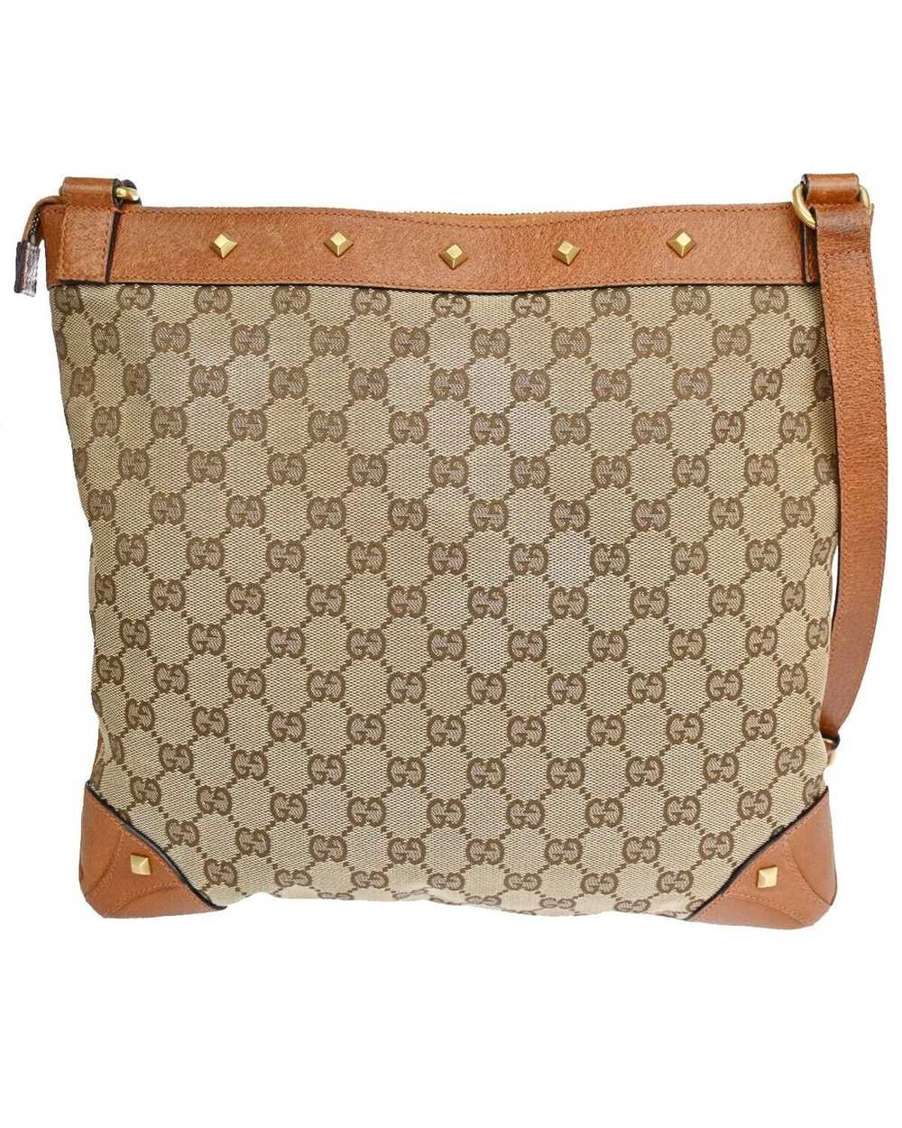 Gucci Canvas Shoulder Bag by Luxury Designer - image 3