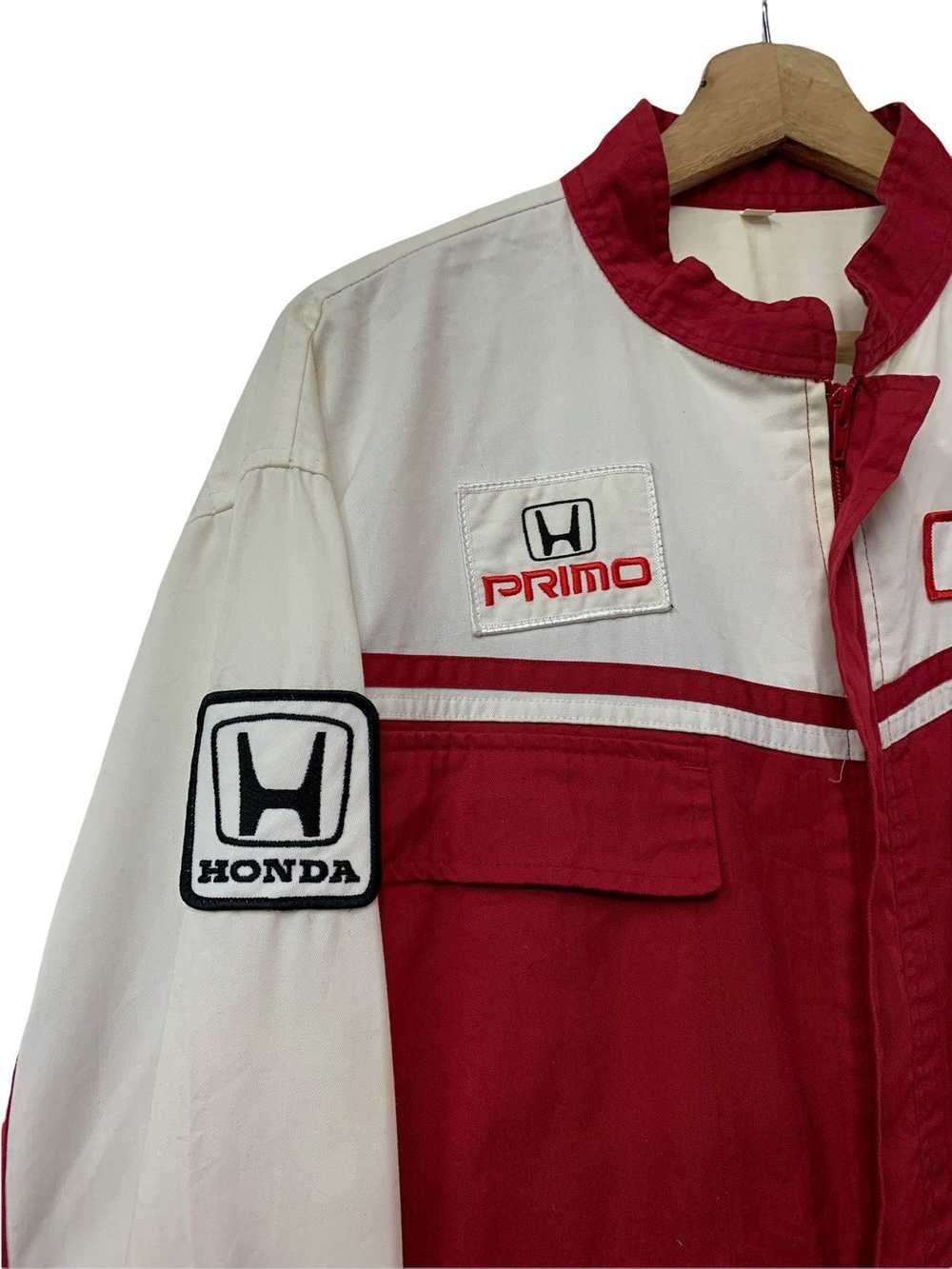Honda × Overalls × Racing 🔥VTG HONDA RACING COVE… - image 7