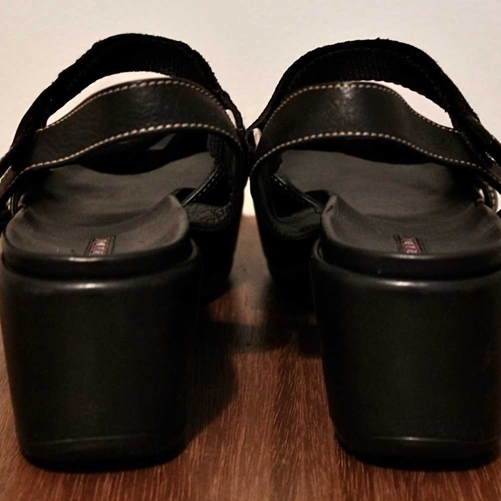 Vintage Prada Leather Chunky Sandals - image 6