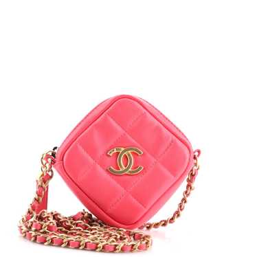 CHANEL Diamond Clutch with Chain Quilted Lambskin - image 1