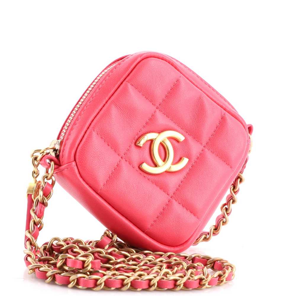 CHANEL Diamond Clutch with Chain Quilted Lambskin - image 2