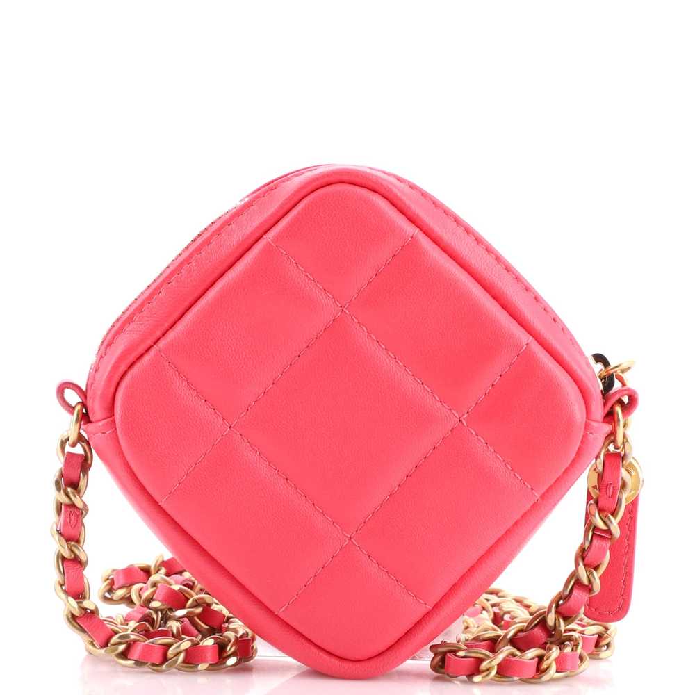 CHANEL Diamond Clutch with Chain Quilted Lambskin - image 3