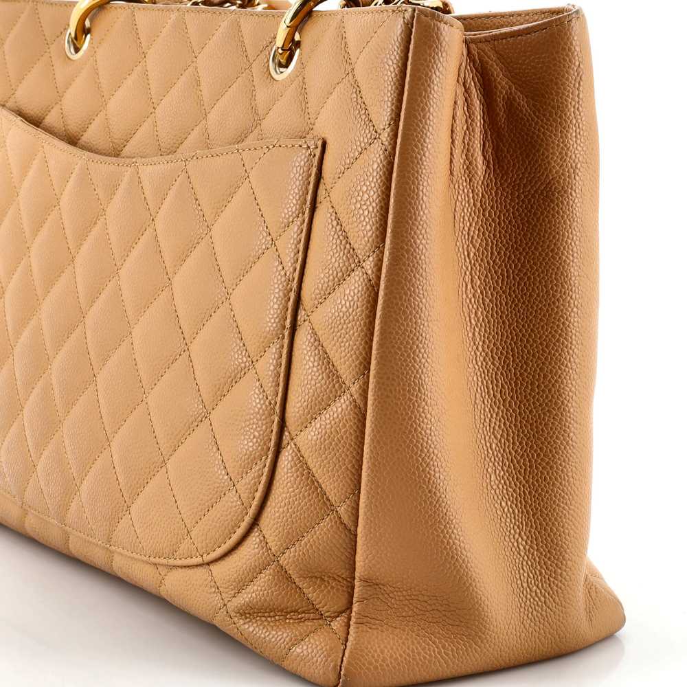 CHANEL Vintage Grand Shopping Tote Quilted Caviar - image 8