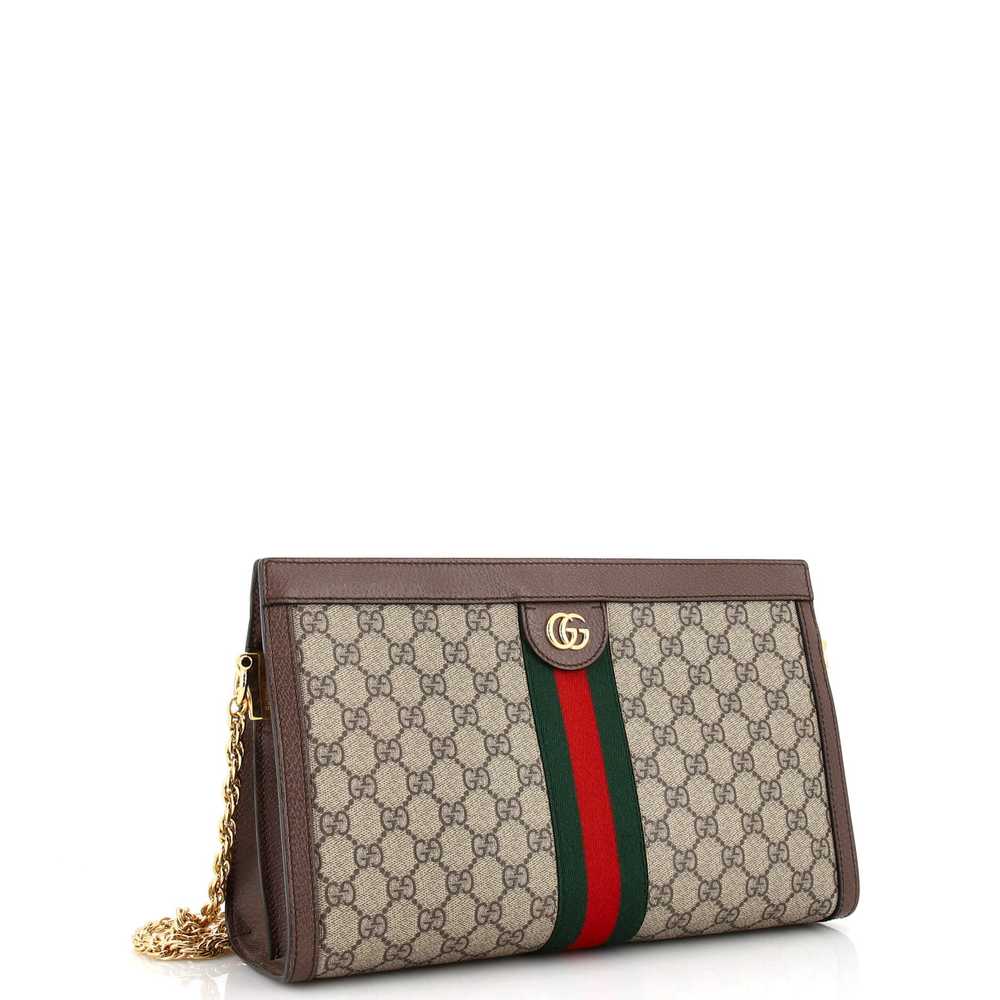GUCCI Ophidia Chain Shoulder Bag GG Coated Canvas… - image 2