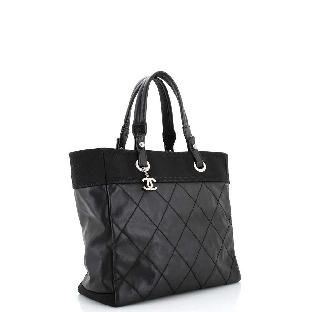 CHANEL Biarritz Tote Quilted Coated Canvas Large - image 3