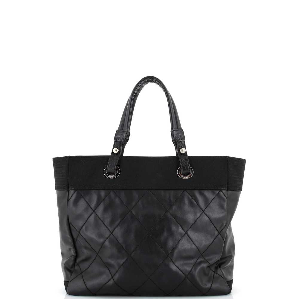 CHANEL Biarritz Tote Quilted Coated Canvas Large - image 4