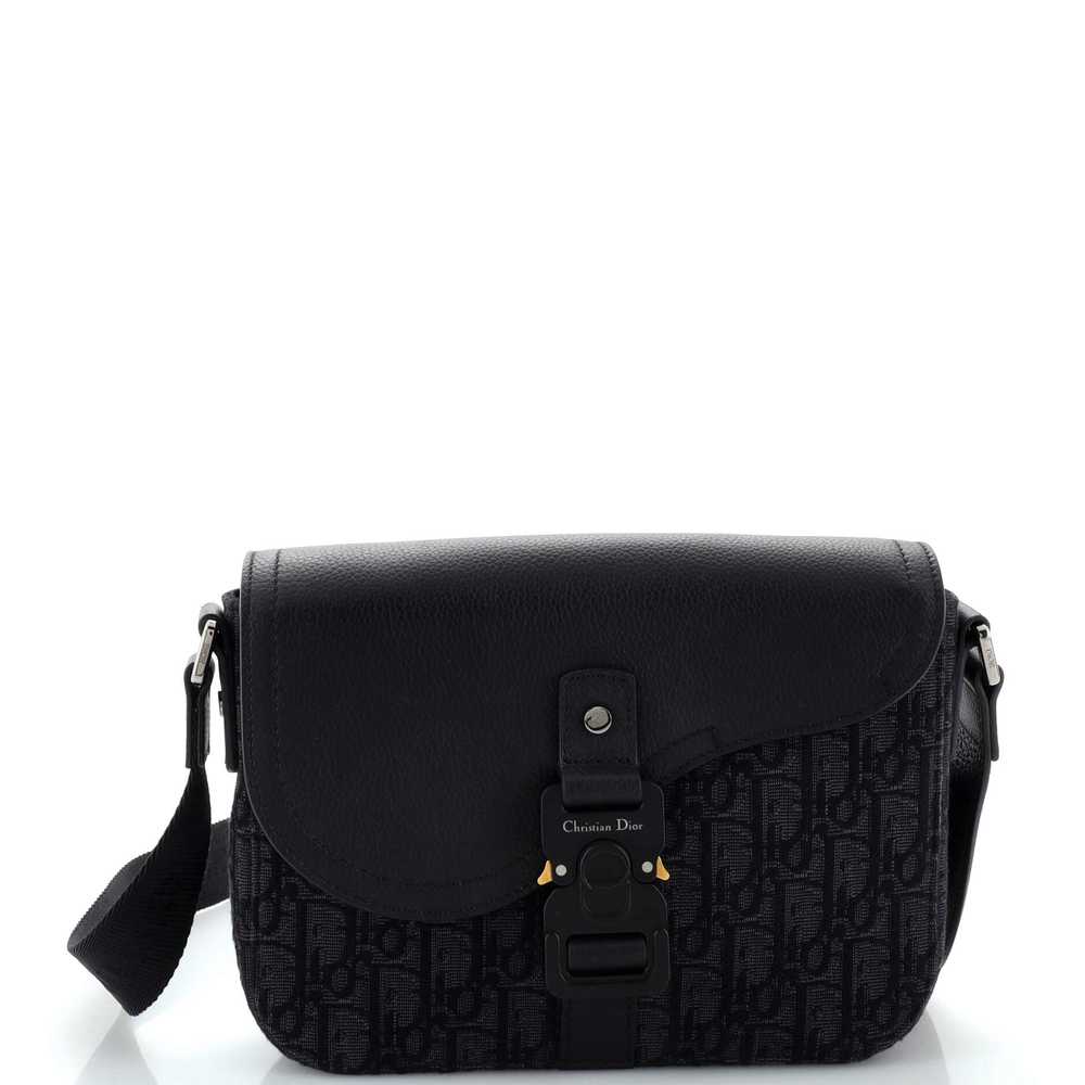Christian Dior Saddle Buckle Flap Messenger Bag O… - image 1