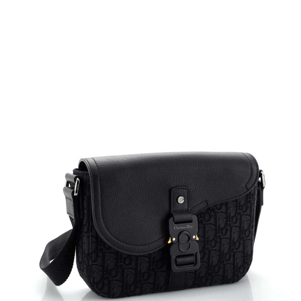 Christian Dior Saddle Buckle Flap Messenger Bag O… - image 2