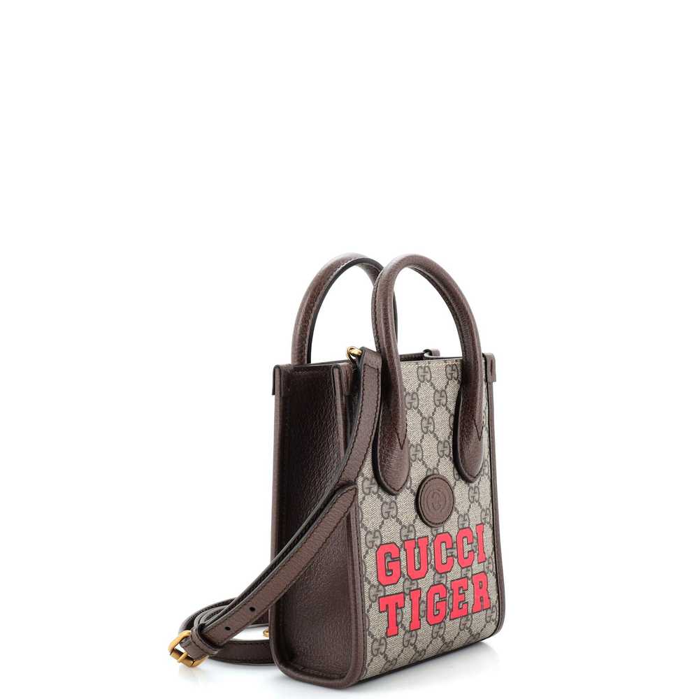 GUCCI Interlocking G Patch Tote Printed GG Coated… - image 2