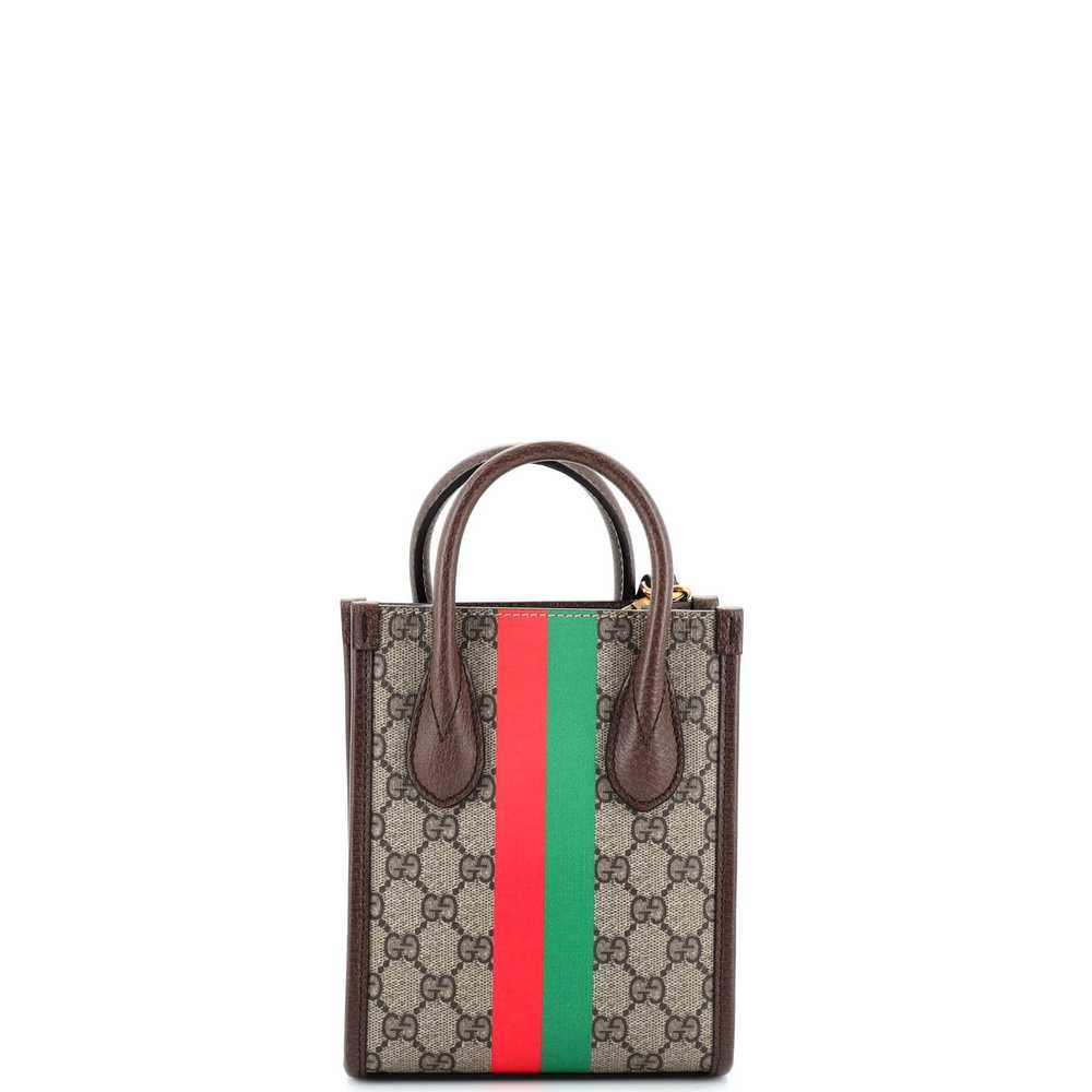 GUCCI Interlocking G Patch Tote Printed GG Coated… - image 3