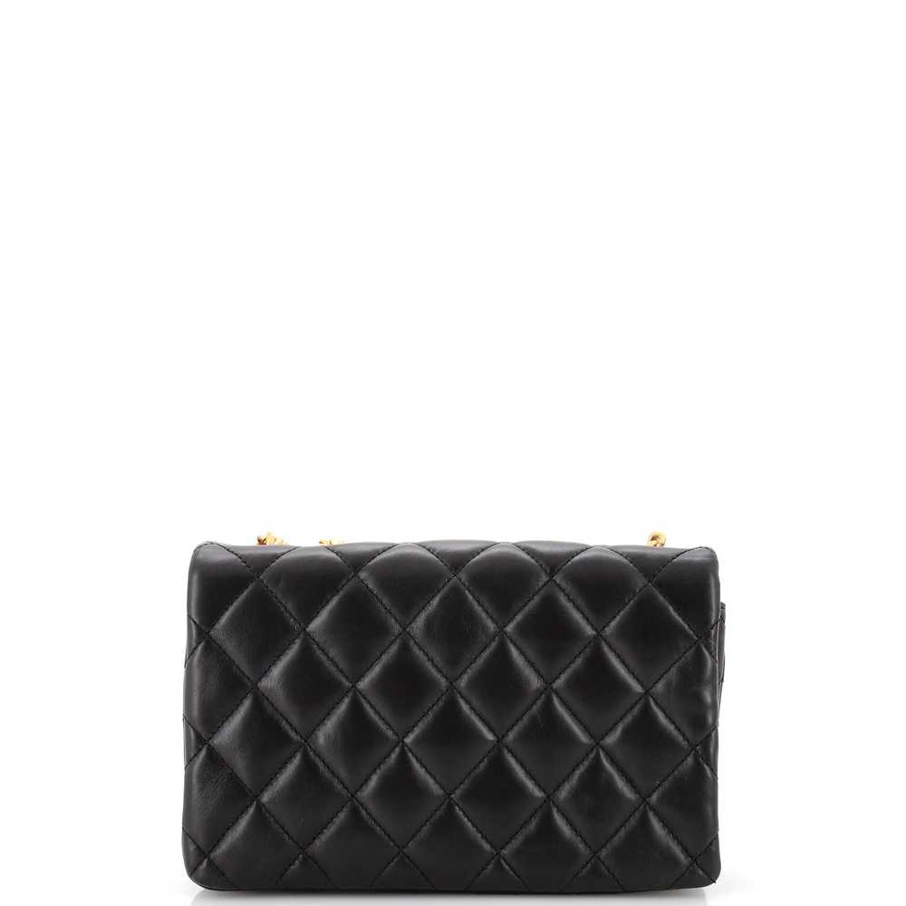 CHANEL All Slide Long Flap Bag Quilted Lambskin S… - image 4