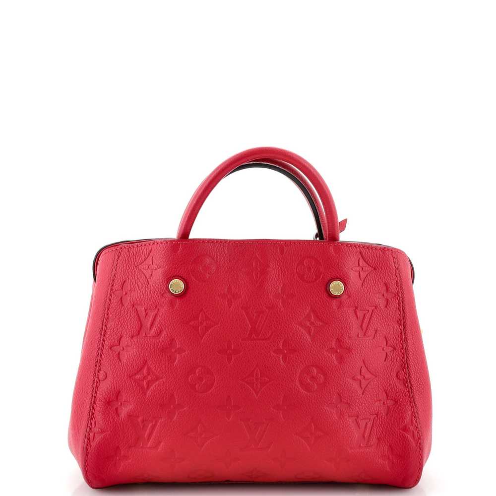Louis Vuitton Montaigne Handbag Monogram Empreint… - image 3
