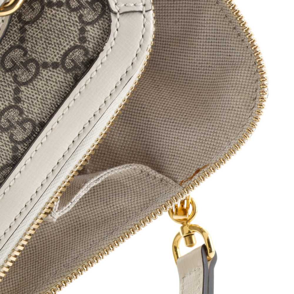 GUCCI Horsebit 1955 Top Handle Bag GG Coated Canv… - image 8