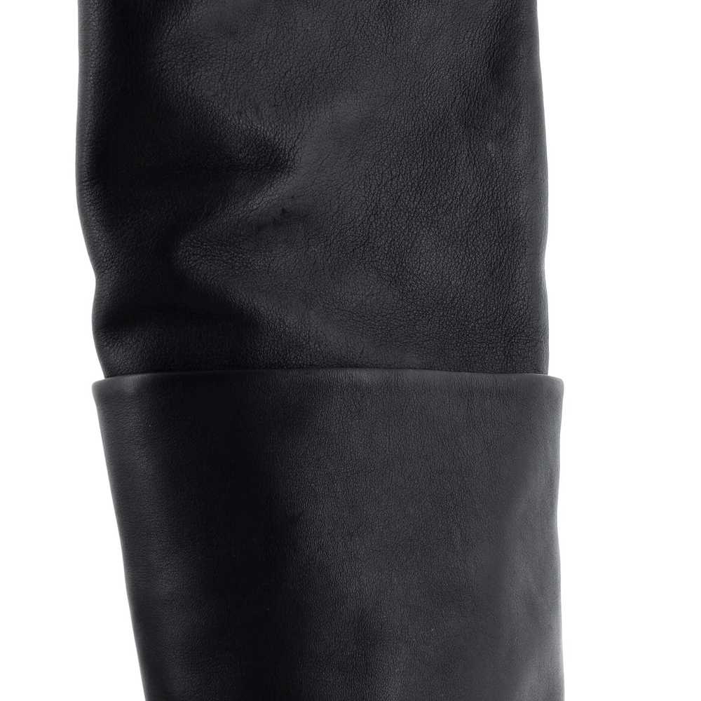 CHANEL Women's Cap Toe Boots Leather with Patent - image 5