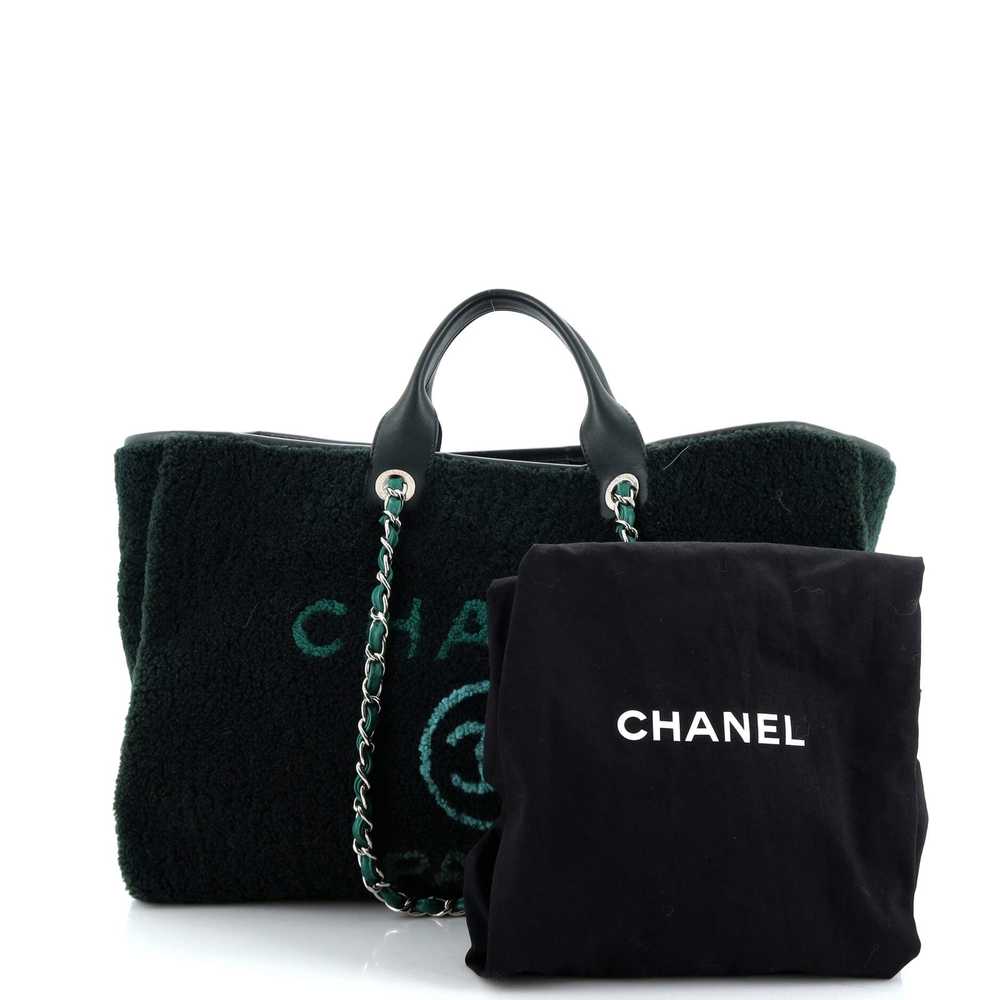 CHANEL Deauville Tote Shearling Large - image 2