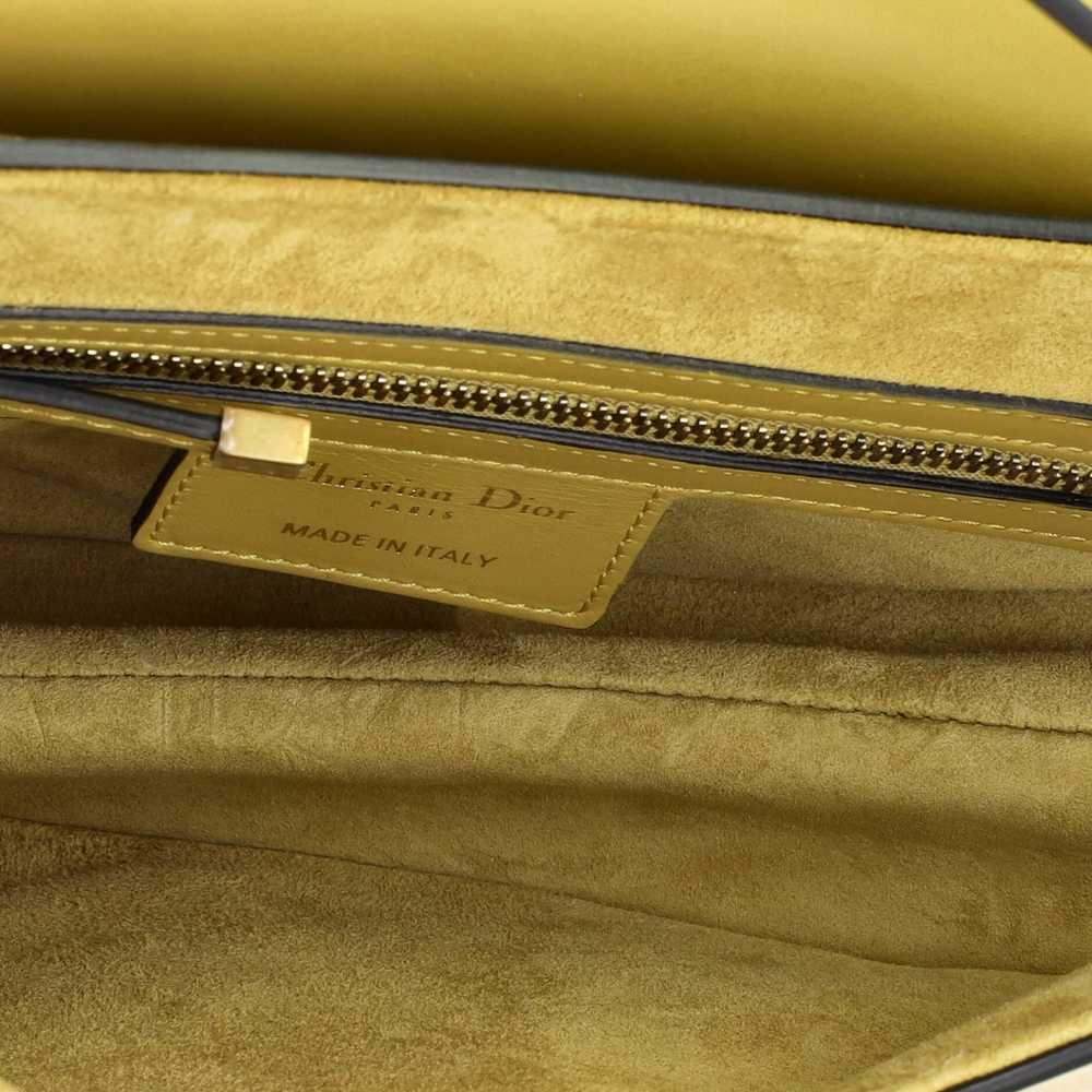 Christian Dior Saddle Handbag Leather Medium - image 5