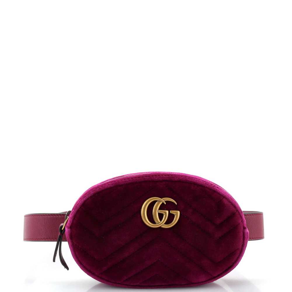 GUCCI GG Marmont Belt Bag Embellished Matelasse V… - image 1