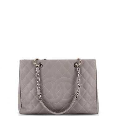 CHANEL Grand Shopping Tote Quilted Caviar - image 1