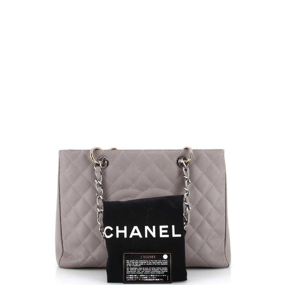 CHANEL Grand Shopping Tote Quilted Caviar - image 2
