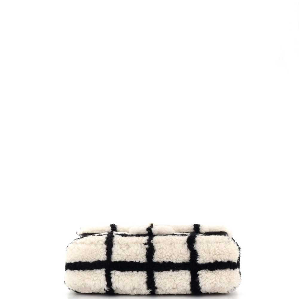 CHANEL CC Flap Bag Square Printed Shearling Large - image 5