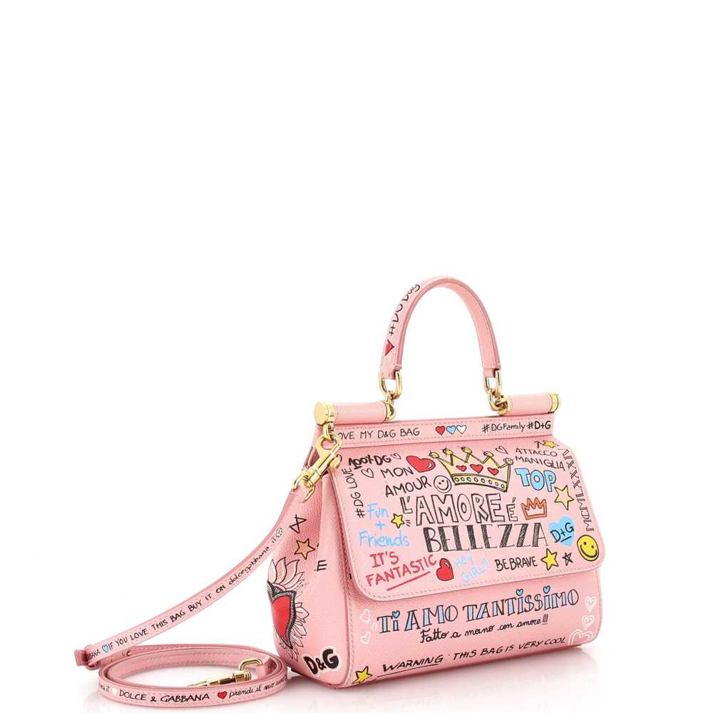Dolce & Gabbana Miss Sicily Bag Printed Leather S… - image 2
