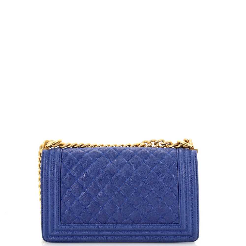 CHANEL Boy Flap Bag Quilted Caviar New Medium - image 3