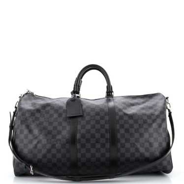 Louis Vuitton Keepall Bandouliere Bag Damier Grap… - image 1