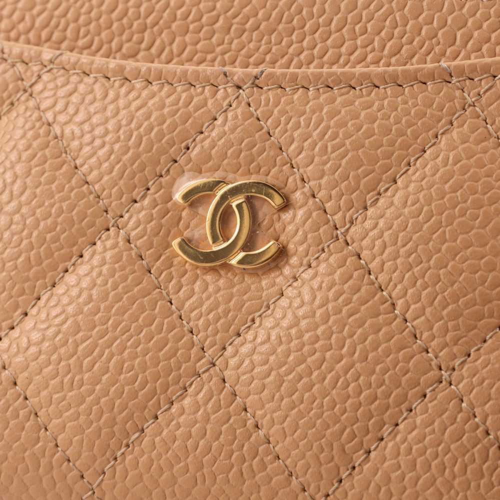 CHANEL Classic Card Holder Quilted Caviar - image 7