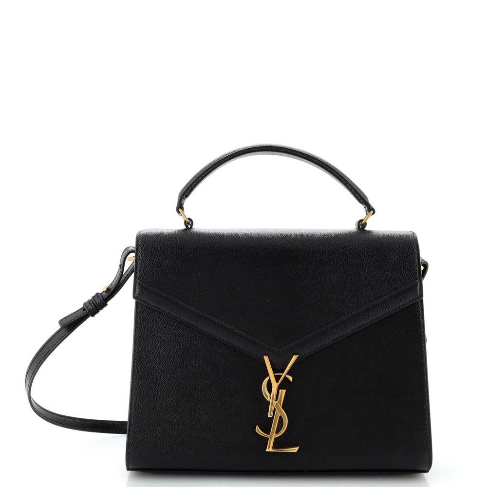 Saint Laurent Cassandra Top Handle Bag Leather Me… - image 1