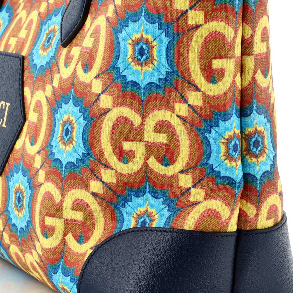 GUCCI Reversible Tote Blooms GG Print Leather Med… - image 6