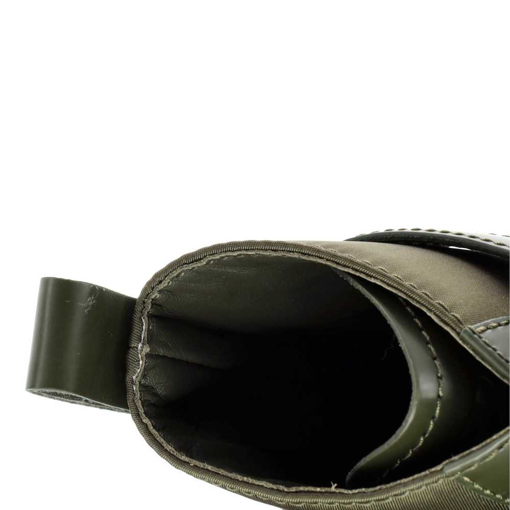 PRADA Monolith Combat Boots Leather and Nylon - image 5