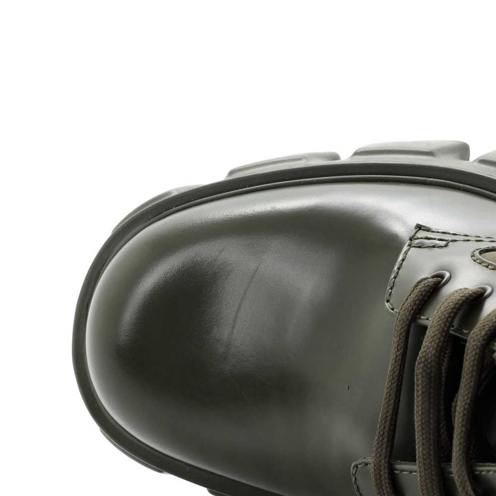 PRADA Monolith Combat Boots Leather and Nylon - image 6
