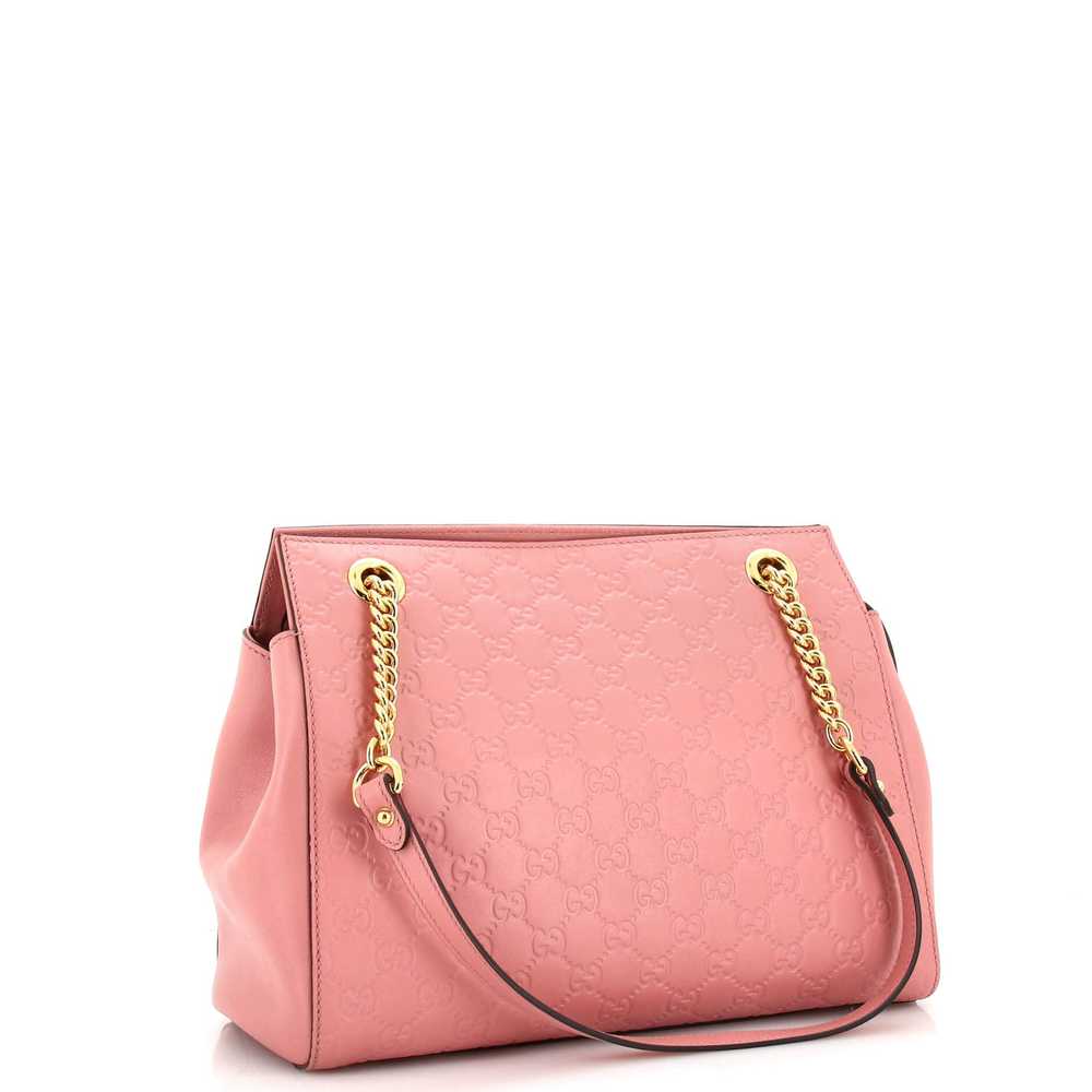 GUCCI Soft Signature Shoulder Bag Guccissima Leat… - image 2
