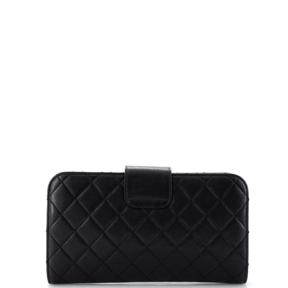 CHANEL Beauty Lock Clutch Quilted Sheepskin - image 4