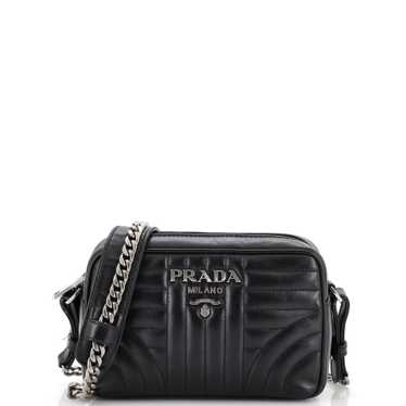 PRADA Camera Bag Diagramme Quilted Leather Mini