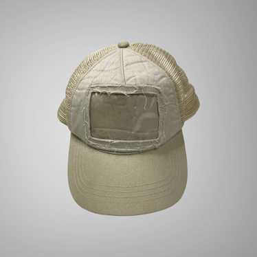 Vintage Vintage 90s neutral blank trucker hat - image 1