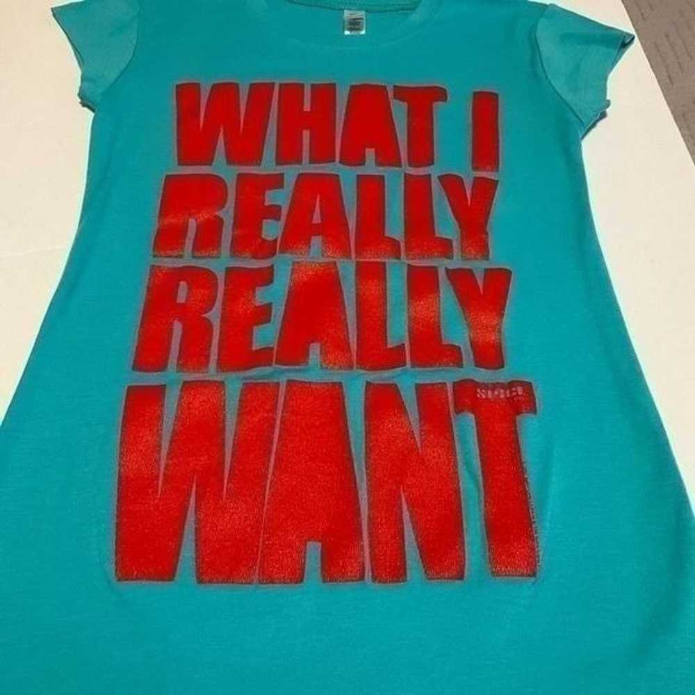 Spice Girls Fitted Tee What I Really Really Want”… - image 6